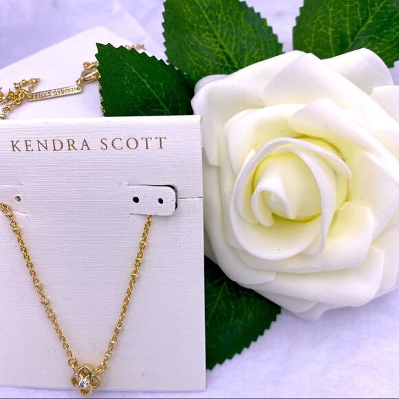 Kendra Scott Gold Beaded Four Clover Necklace - Picture 11 of 12